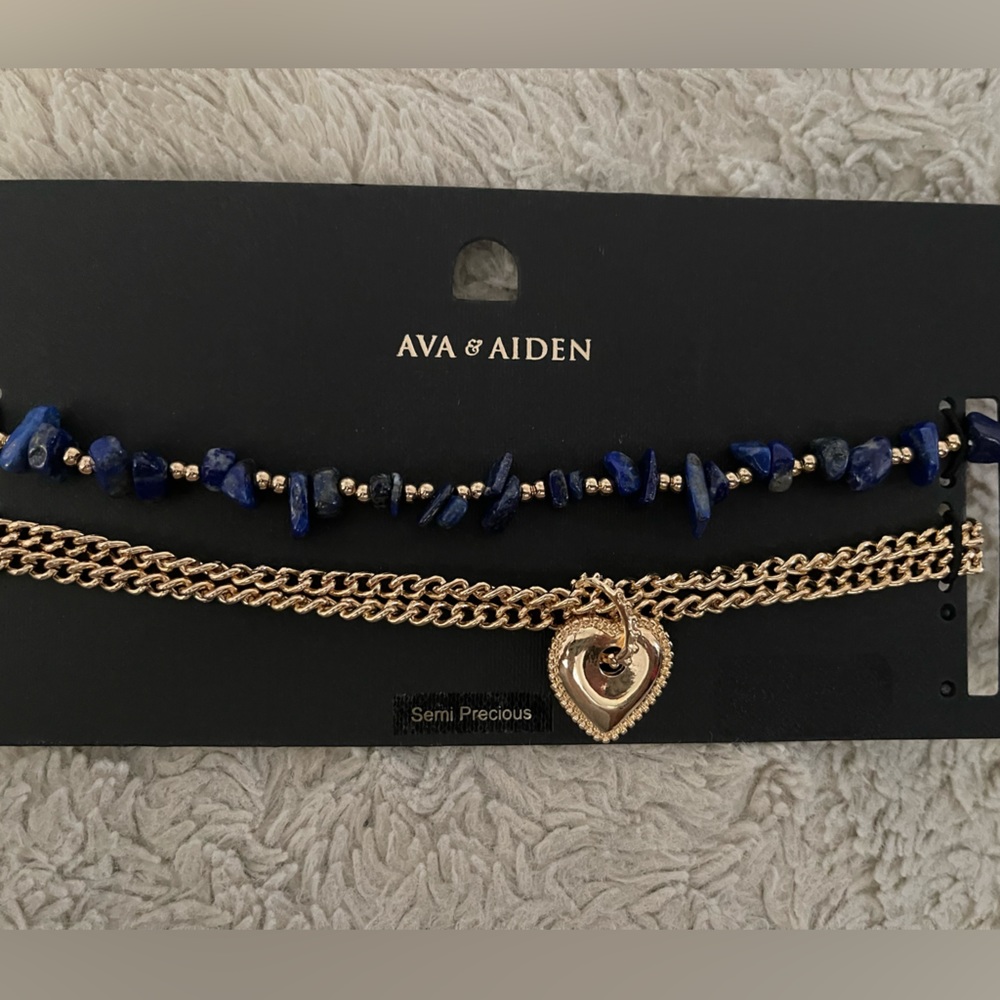 Ava & Aiden Semi Precious Stone necklace